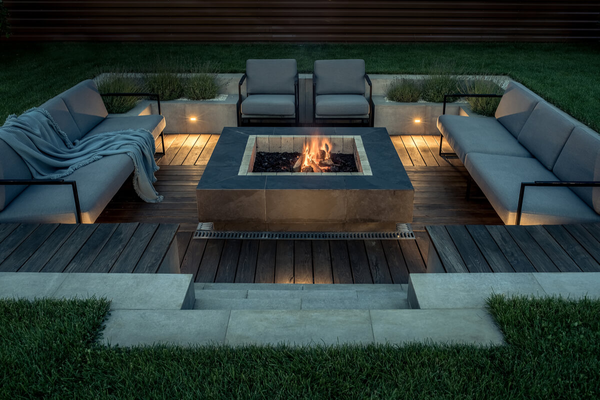 eco friendly outdoor living space