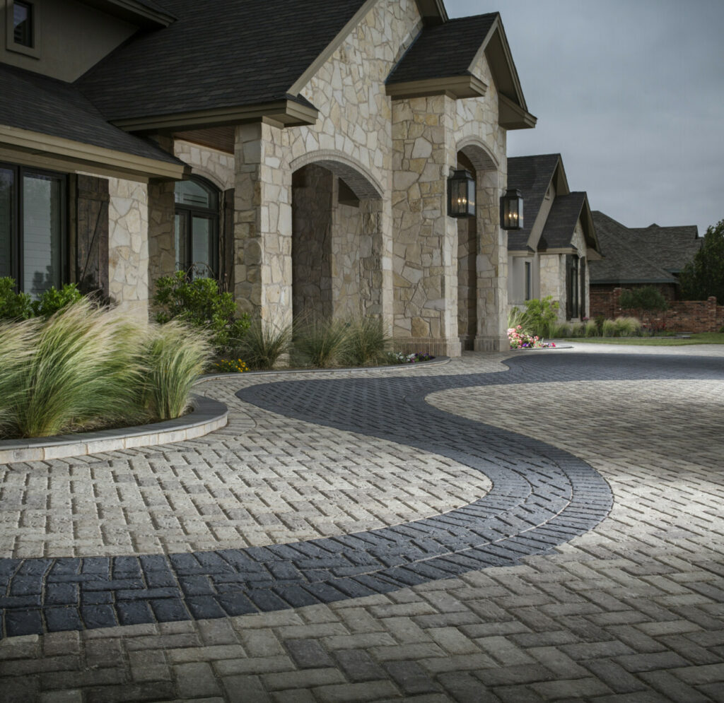 driveway paver patterns